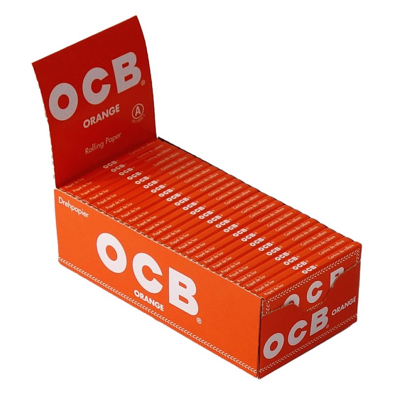 Cartine OCB Orange Corte – Singole Arancioni, 50 Libretti