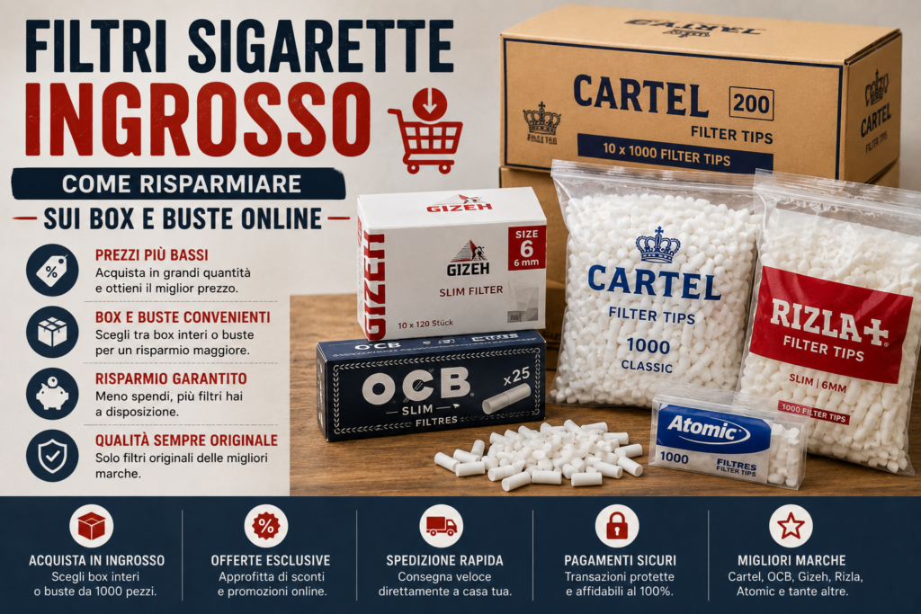filtri sigarette ingrosso